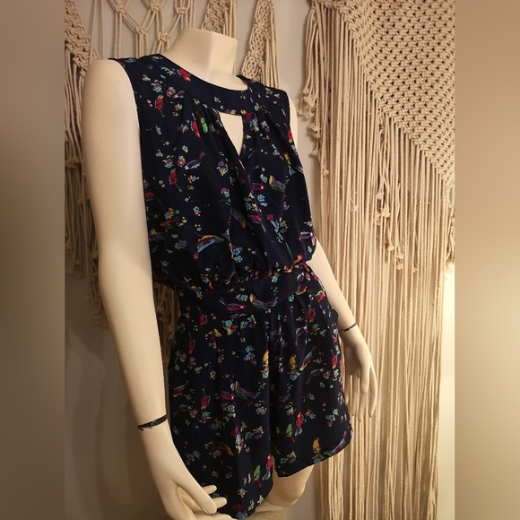 inomi Pants - Inomi Sparrow Print Romper Size 6